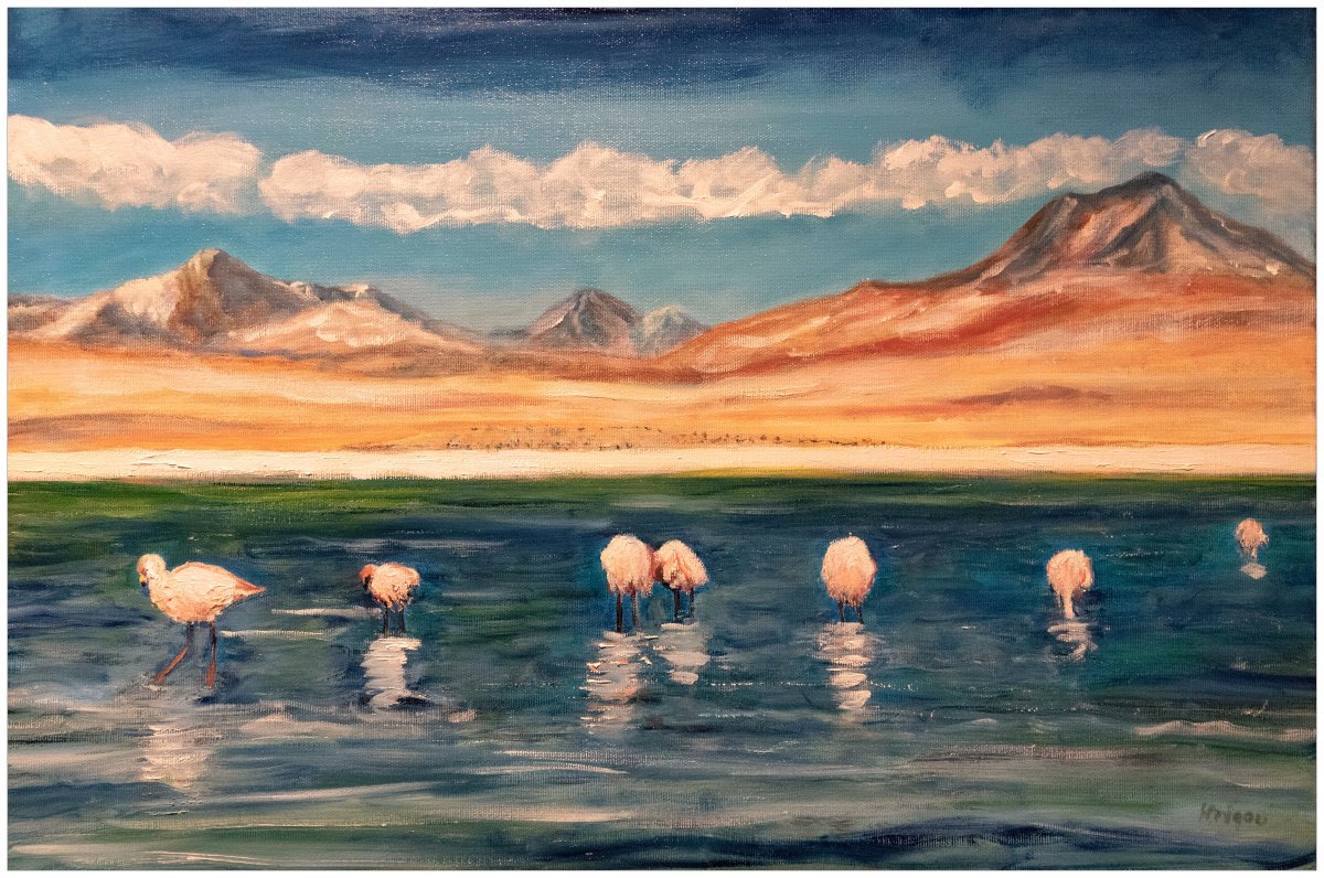 Flamingos en Sur Lipez