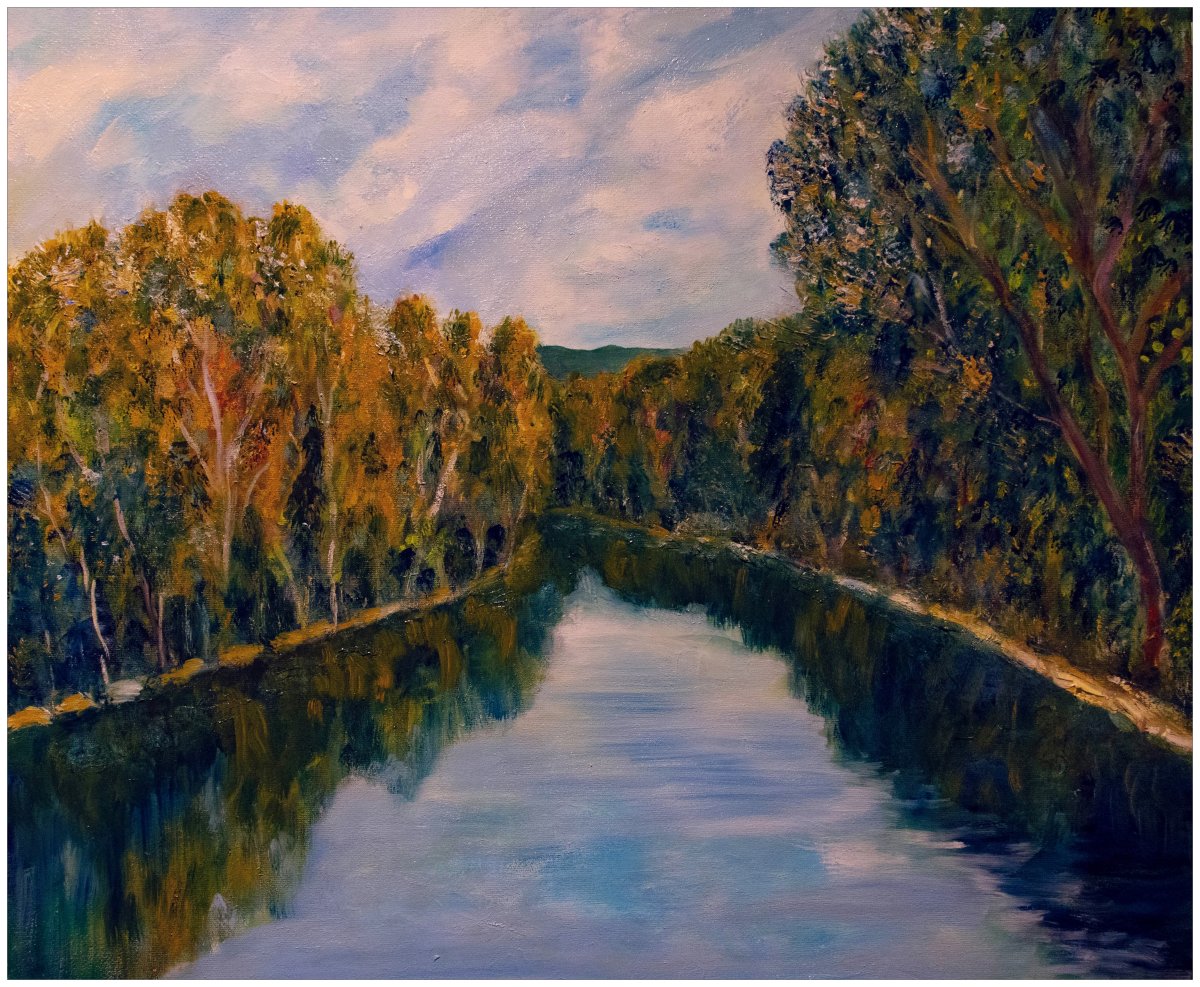 Le canal avant la mainmise de l'homme 