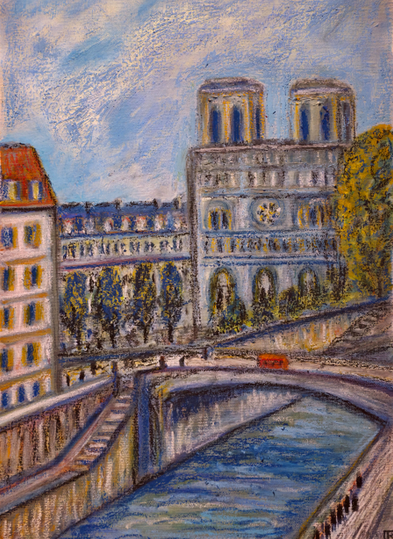 Carte postale parisienne