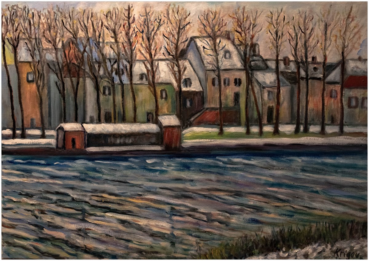 Hiver à Moret