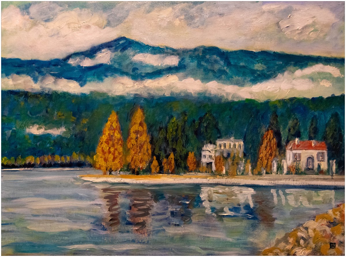 Les maisons sur l'île