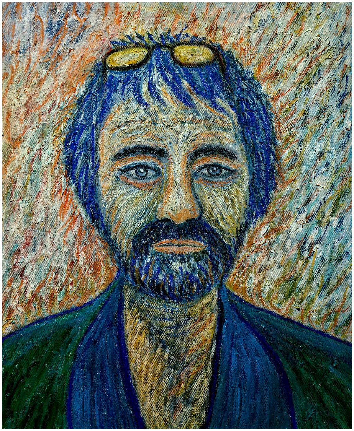 L'homme aux lunettes d'or
