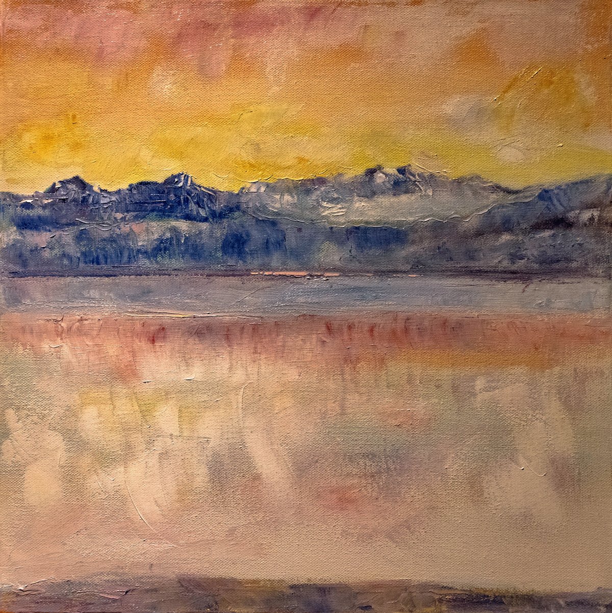 Lumière d'automne I - Hommage à Ferdinand Hodler - réf. CS12224