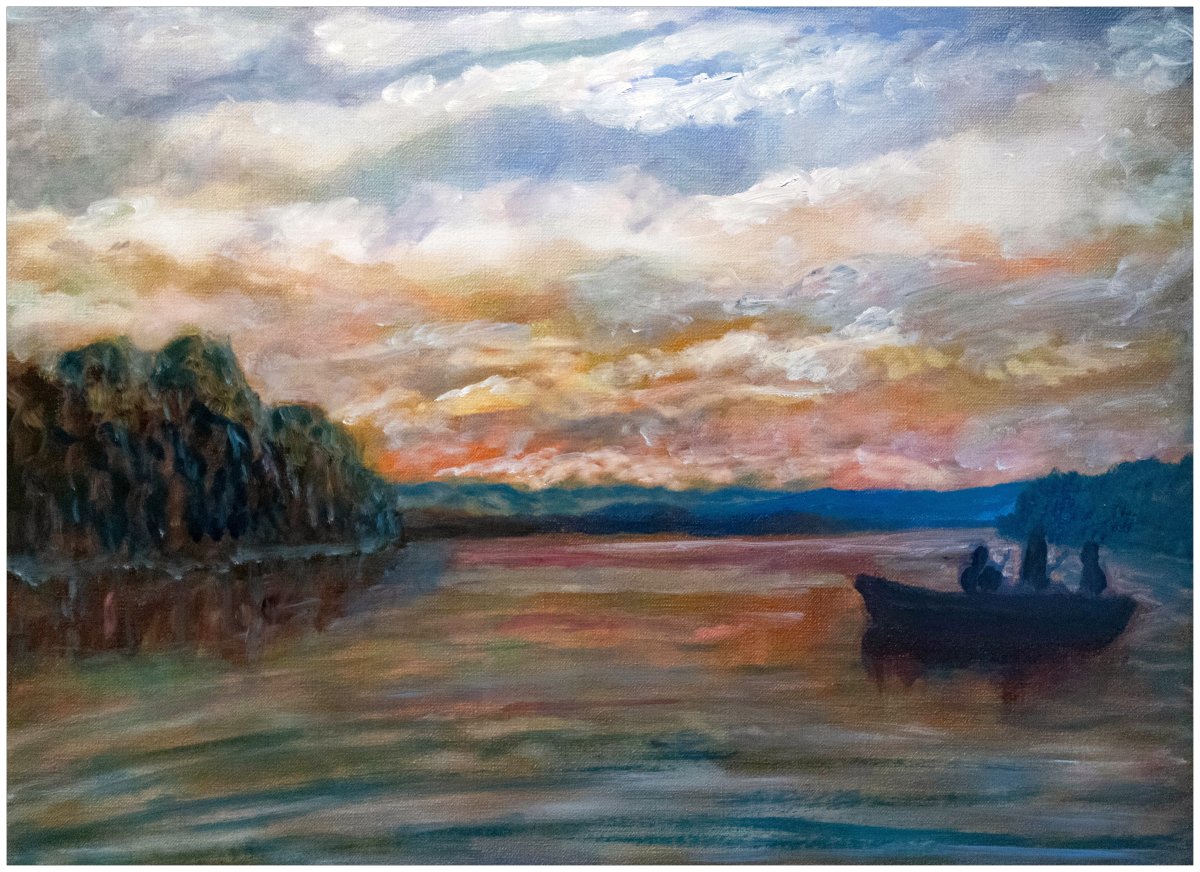 Fin de la journée de pêche 