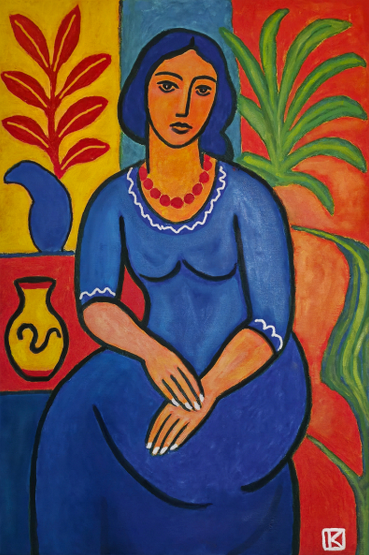 La fille au collier rouge