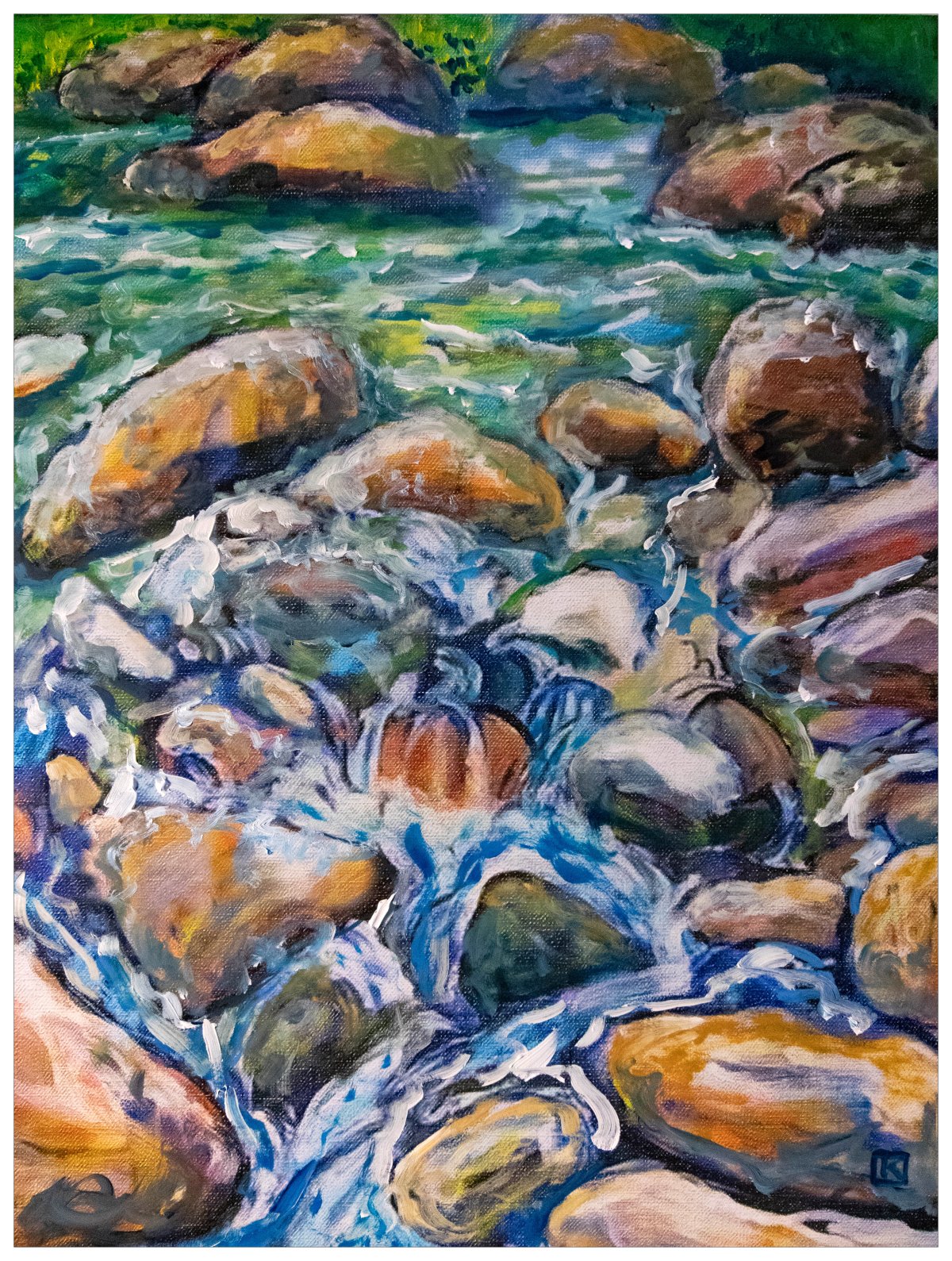 La rivière cherche son chemin