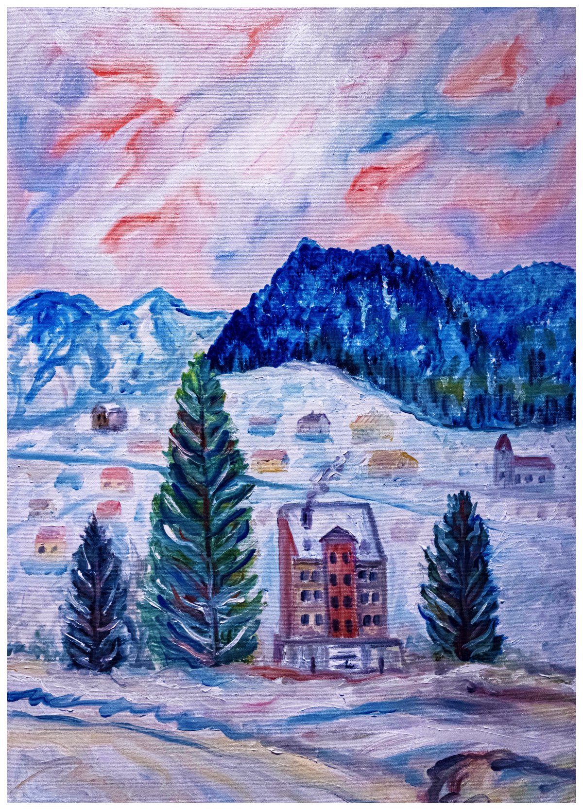 L'hôtel dans la montagne