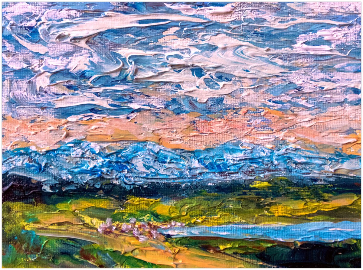 Plateau suisse au coucher du soleil