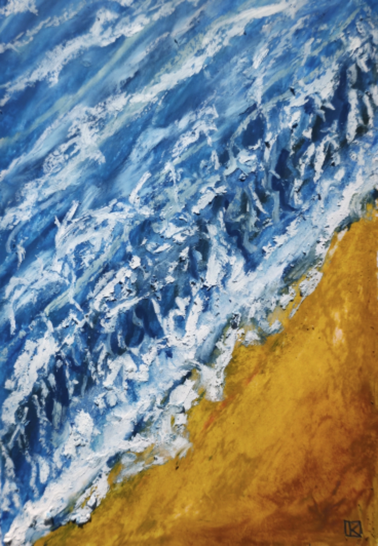 La vague qui se brise