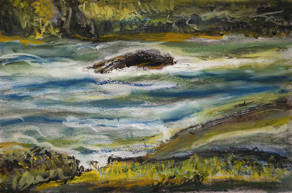 Remous dans la rivière