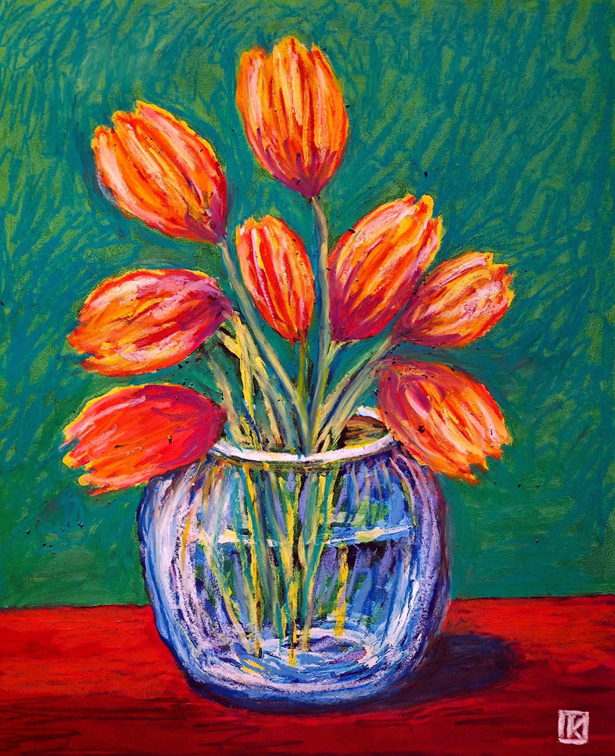 Tulipes dans un vase IV
