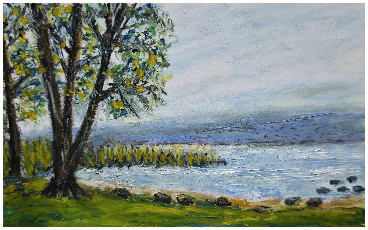 Lac de Bienne - Nidau, vers la plage des pauvres en automne