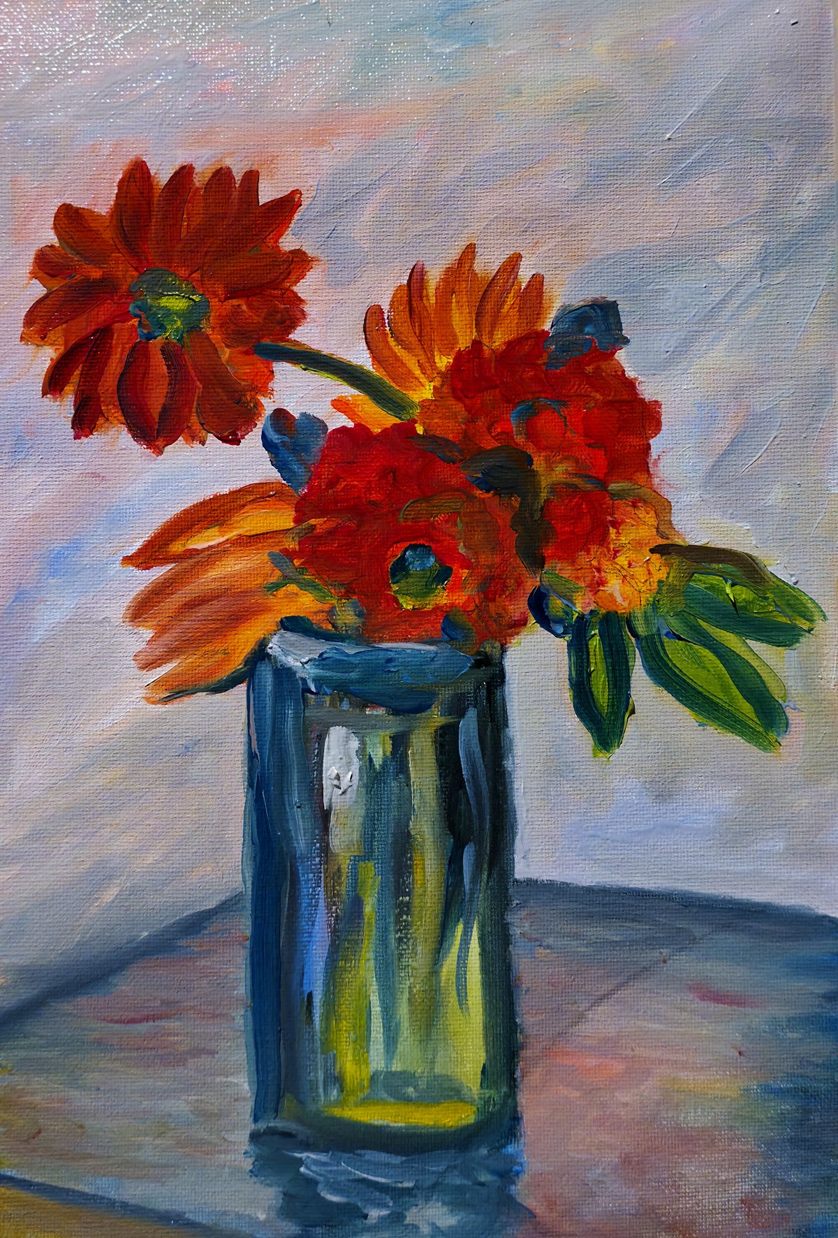 Vase avec fleurs