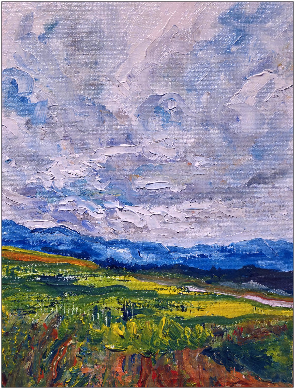 Entre ciel et prairie