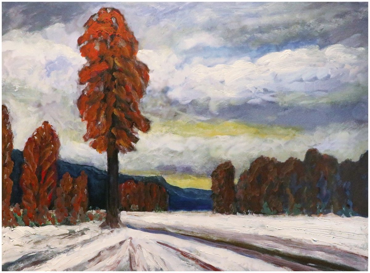 Paysage de fin d'hiver