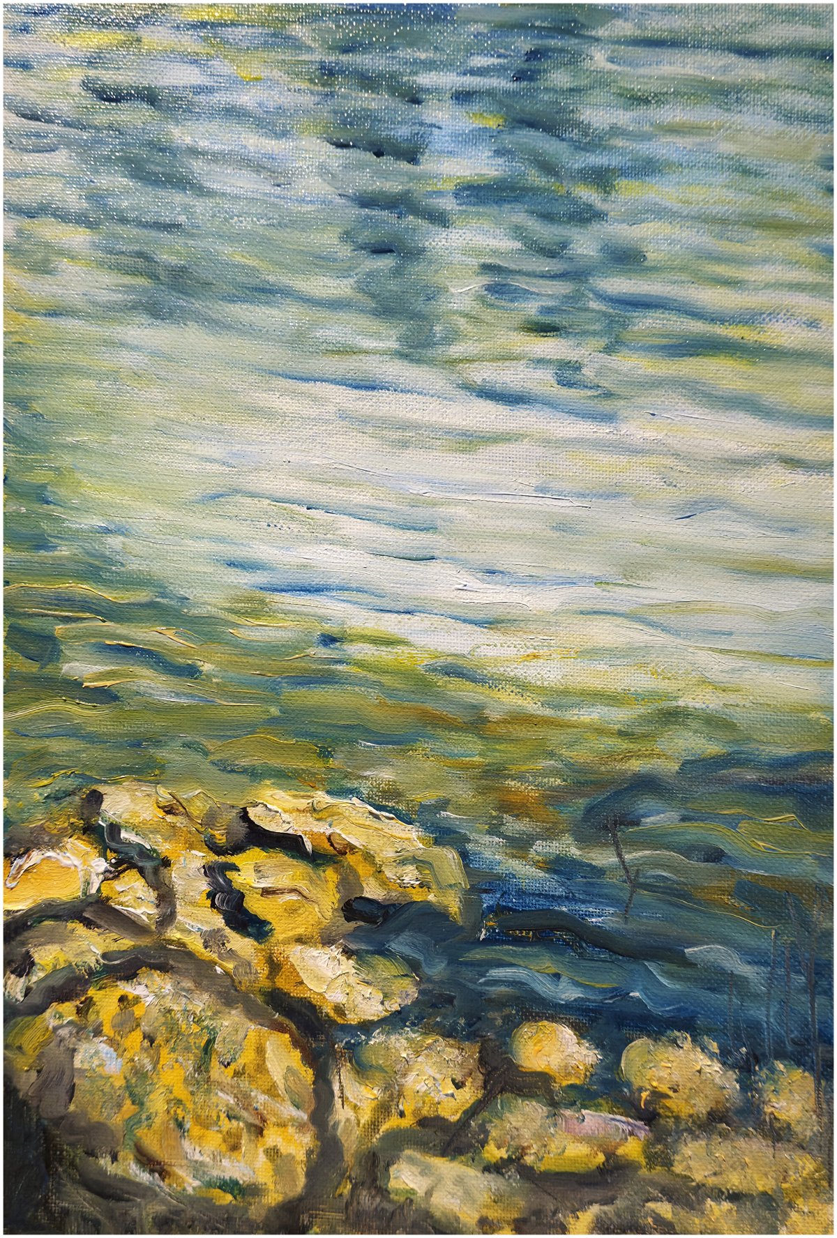 Aar, Nidau - reflets sur l'eau