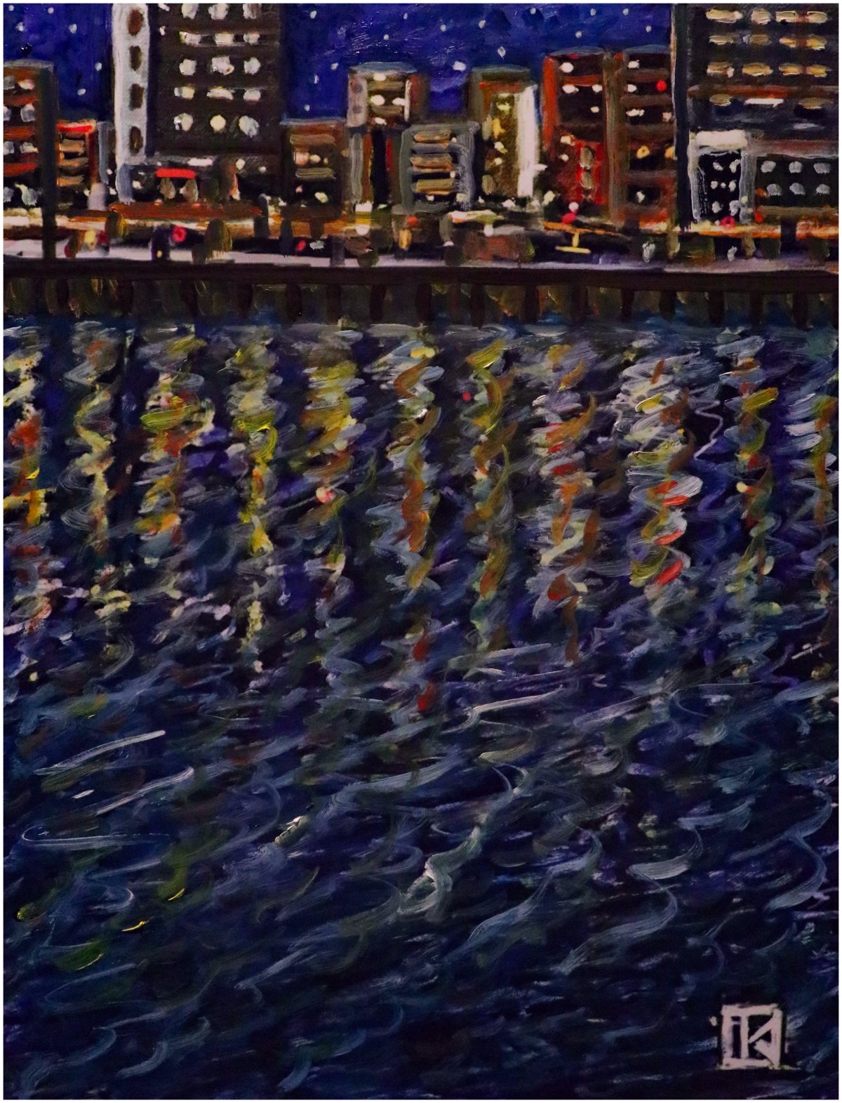 Une nuit sur les rives de la Tamise 