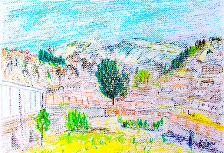 Callapa I - Néocolors + crayon 42 x 29,7 - réf. CS4723a