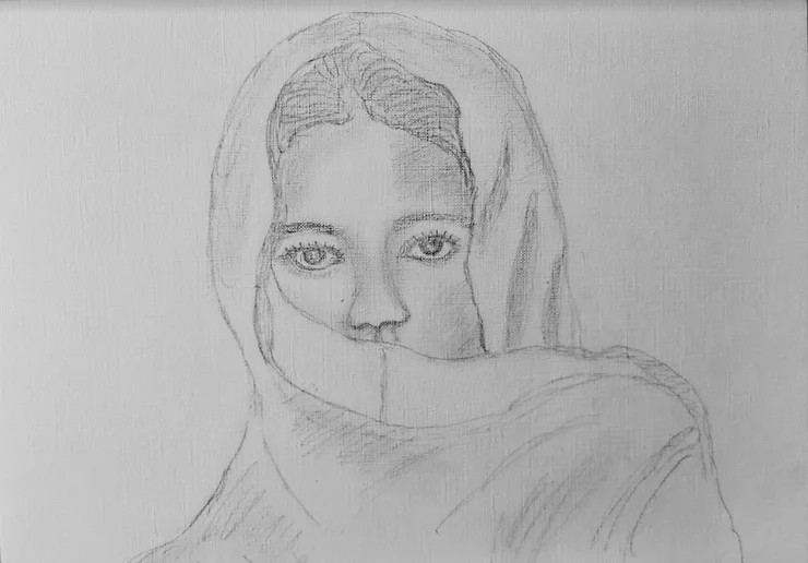 Esquisse au crayon - réf. CS1220