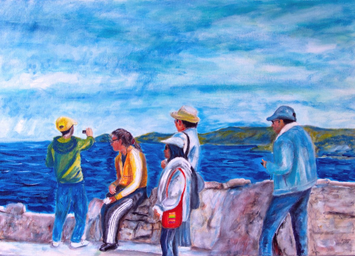 La montée du Calvario