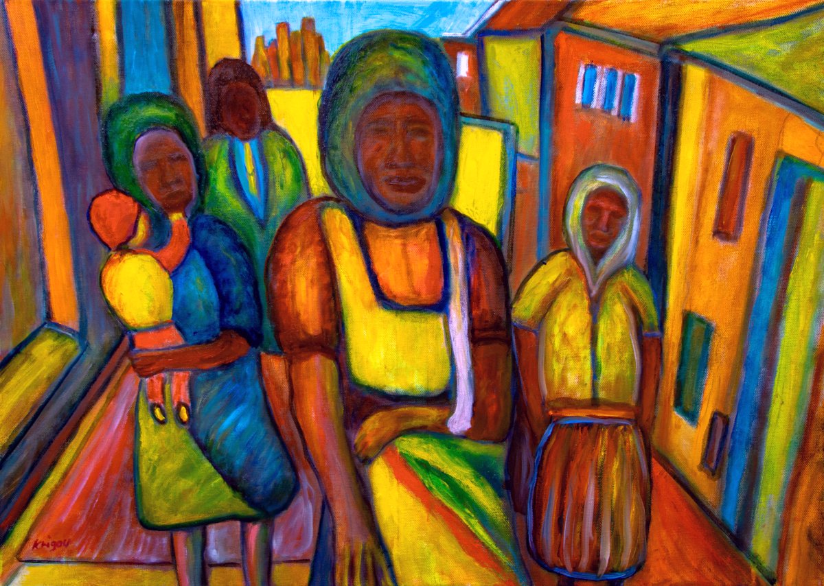 L'exode - L'arrivée des réfugiées