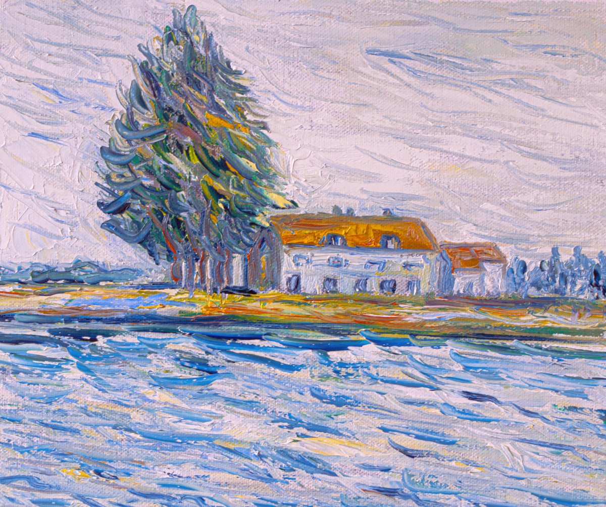 Maison au bord du fleuve