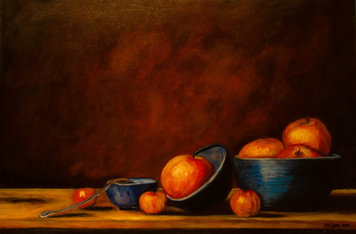 Nature morte aux pommes - Réf. CS1921