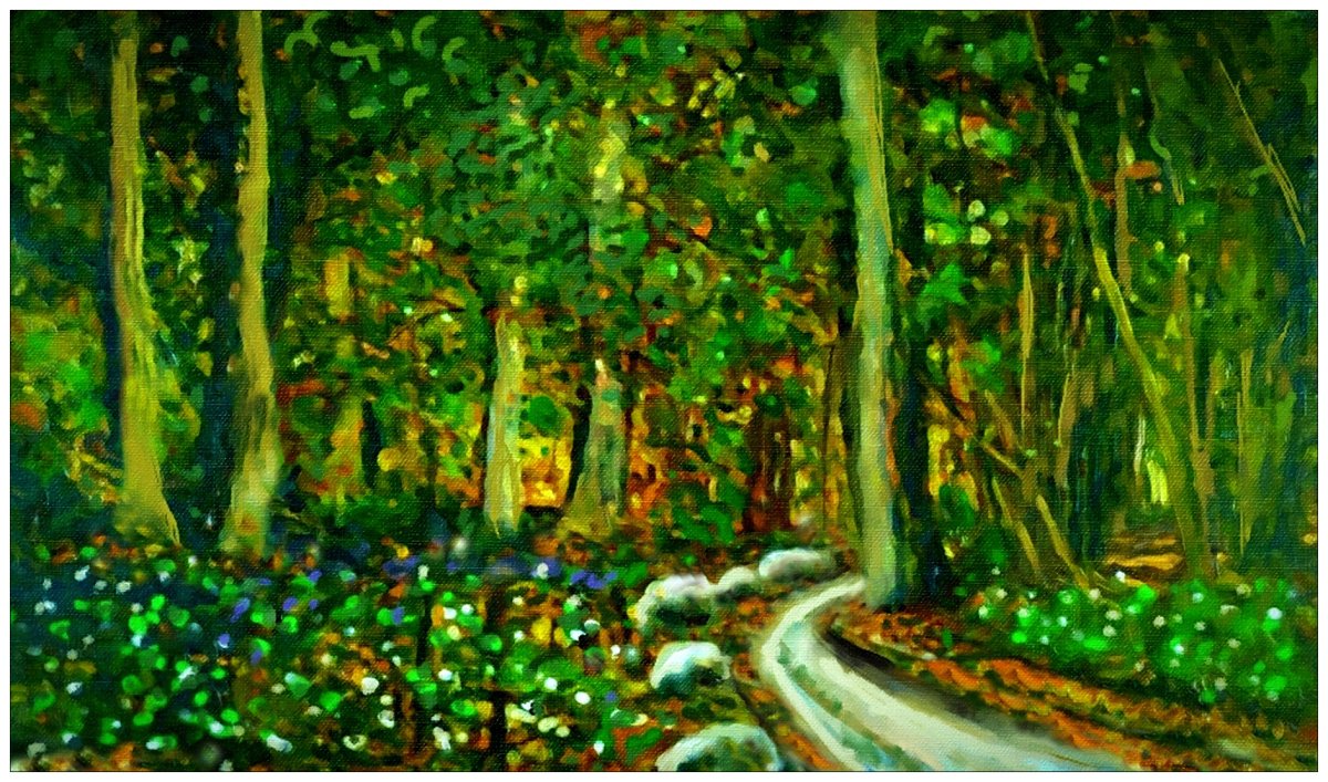 Le sentier dans la forêt