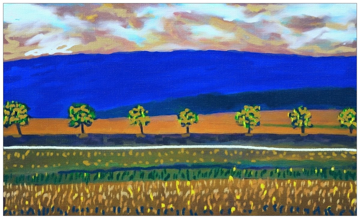 La terre en attente de l'automne 
