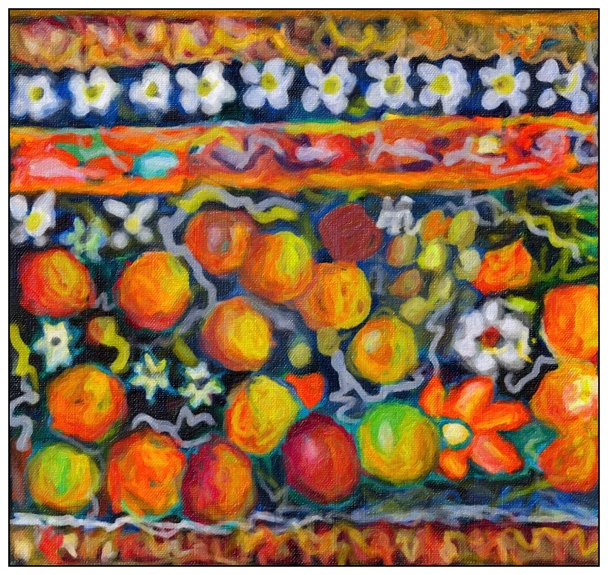 Motifs floraux et fruitiers 