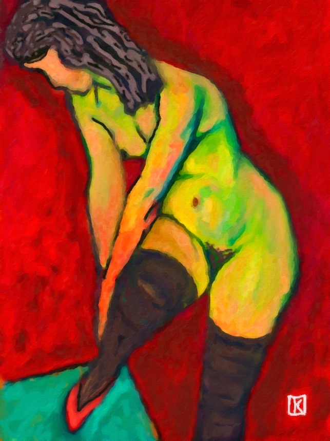 Interprétation d'un tableau d'Adolf Erbslöh 