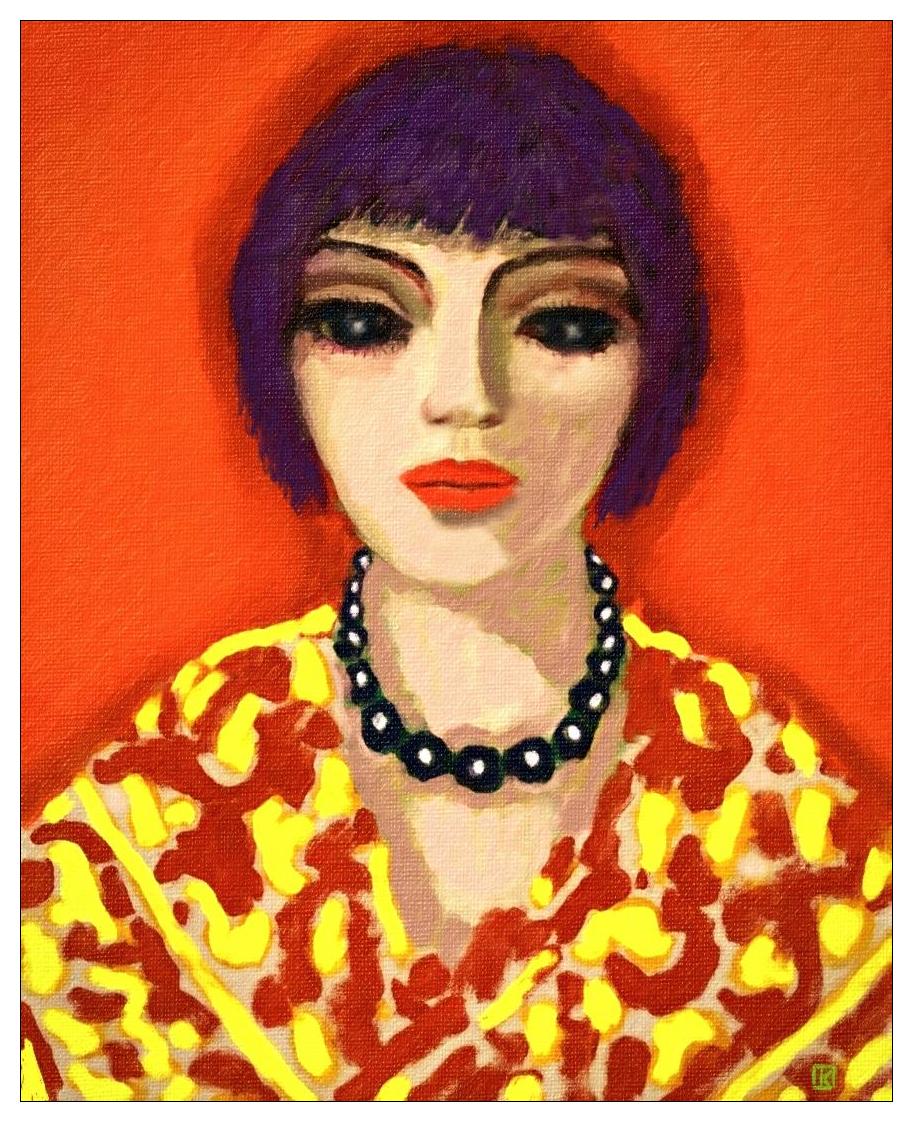 La femme rétro