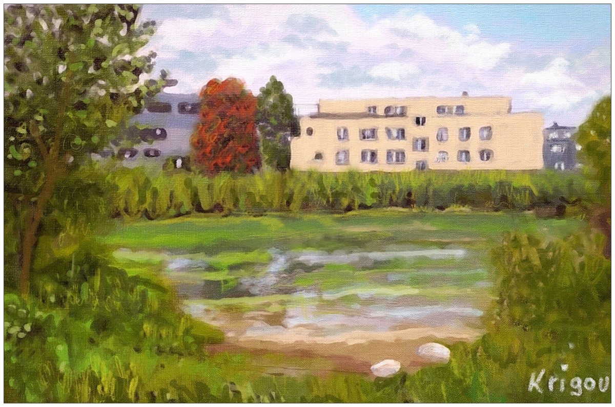 Nidau, bord de Thielle