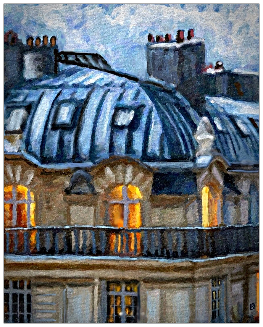 Les toits de zinc parisiens