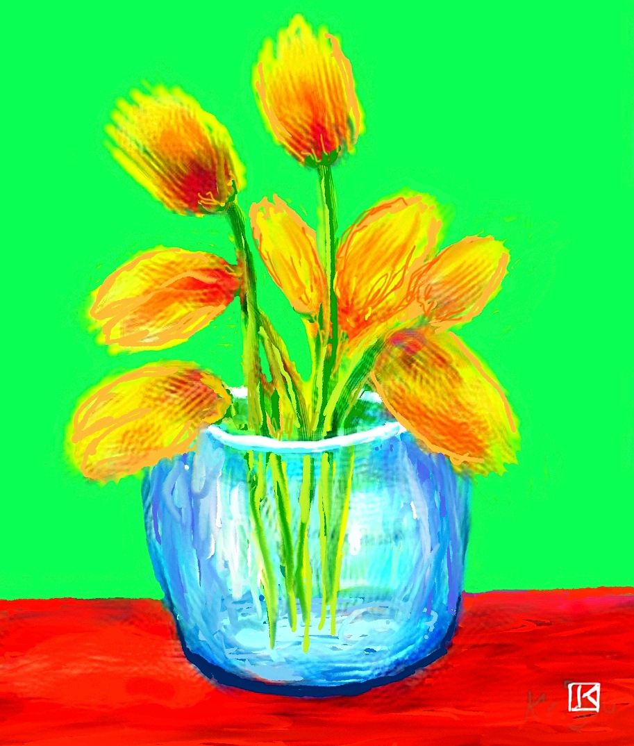 Tulipes dans un vase III