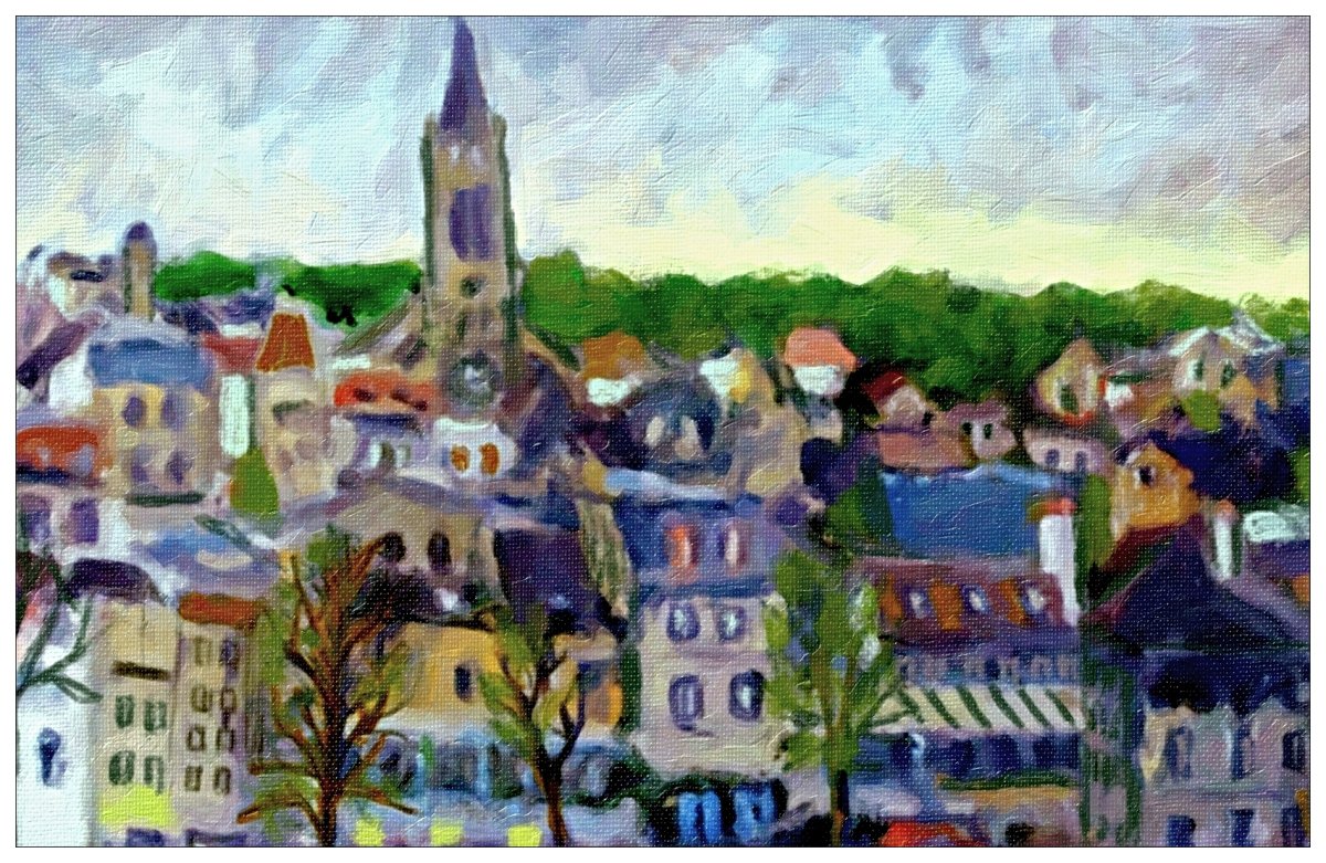 L'église au milieu du village