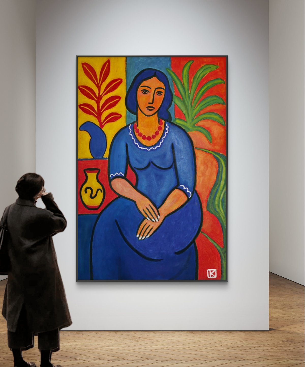 La fille au collier rouge - réf. CS24125