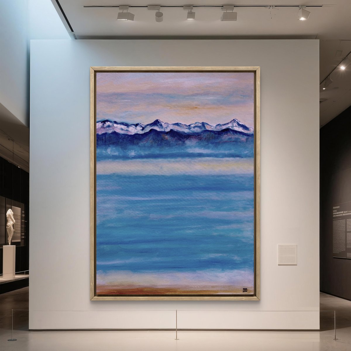 De l'autre côté du lac - Hommage à Ferdinand Hodler - réf. CS12324