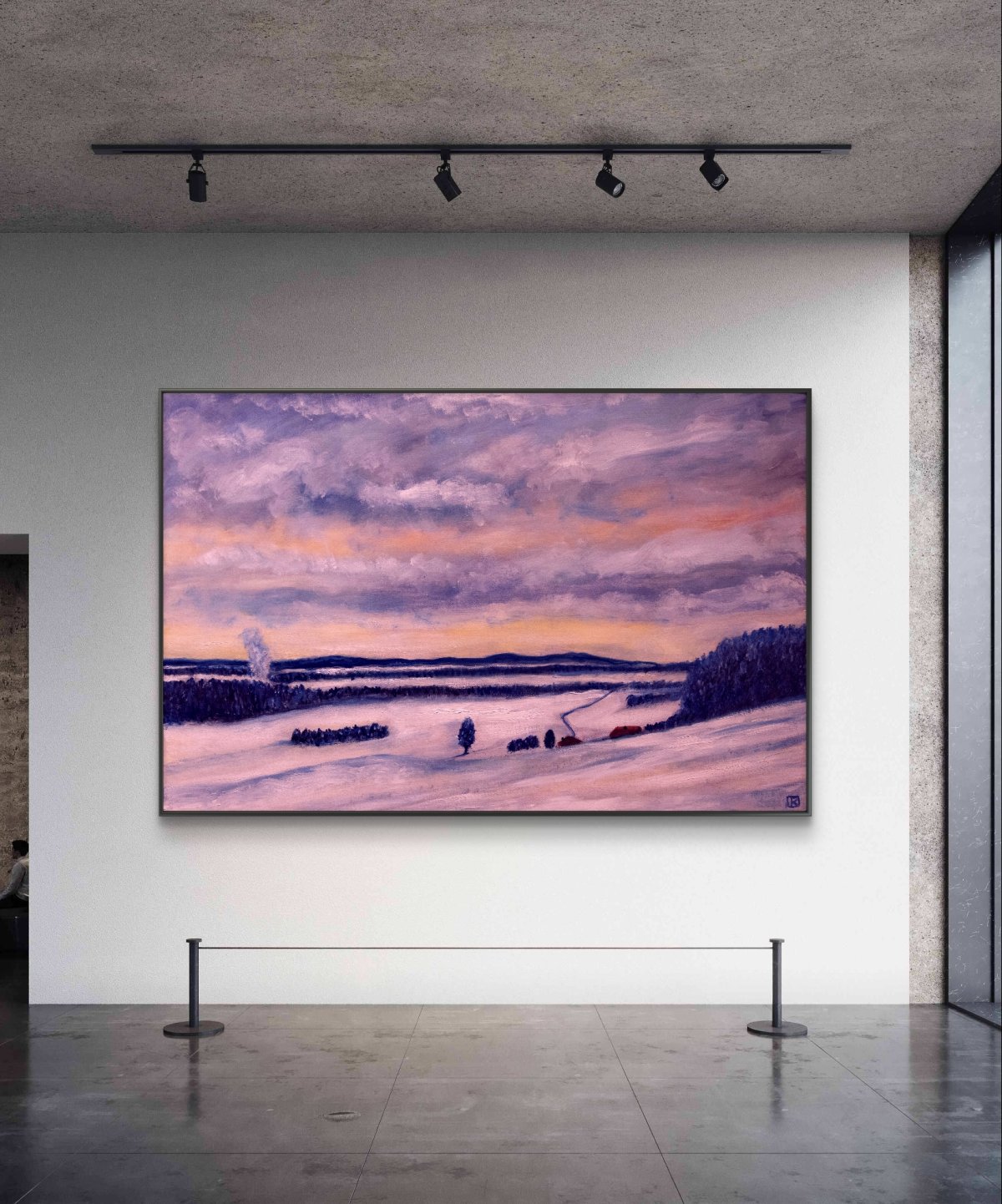 Réf. CS4922 - Huile sur toile - 60 × 40 - D'après une photo prise aux alentours de Meikirch dans le Seeland…