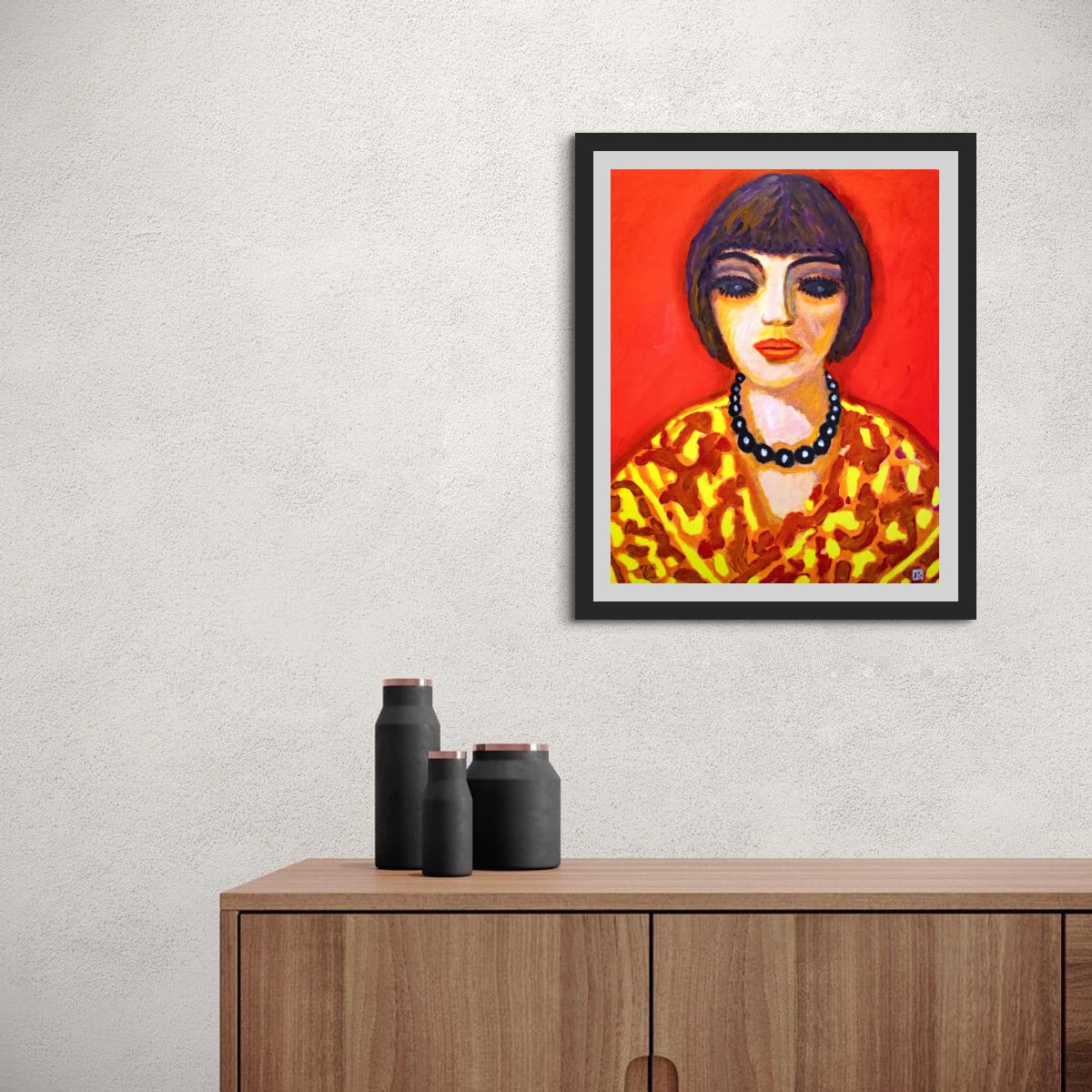La femme rétro