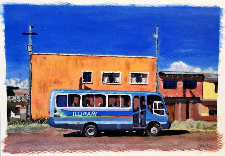 Sur la route de Copacabana