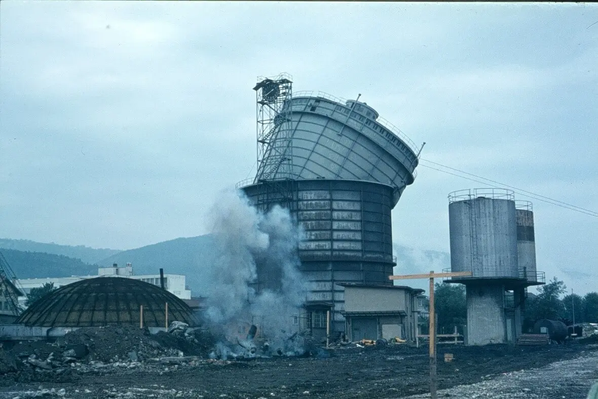 L'ancienne usine à gaz  de Bienne