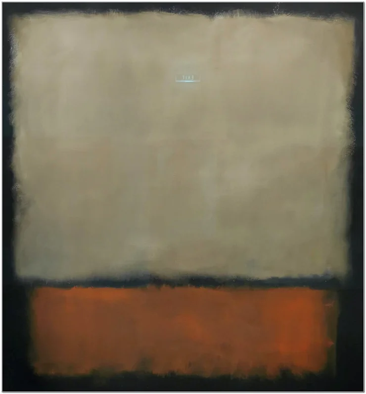 Mark Rothko - No.7 (Dunkles Braun, Grau, Orange) 1963