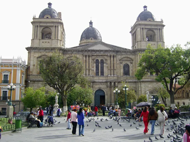 Plaza Murillo - La cathédrale de la Paz
