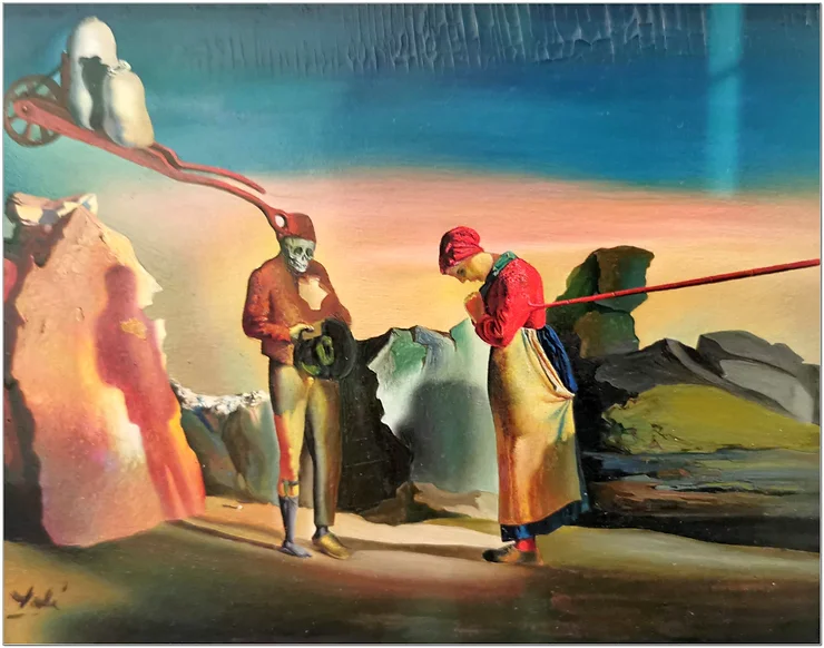 Salvador Dali - Les Atavismes du crépuscule 1933