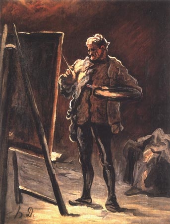 L'angoisse du peintre devant la toile blanche