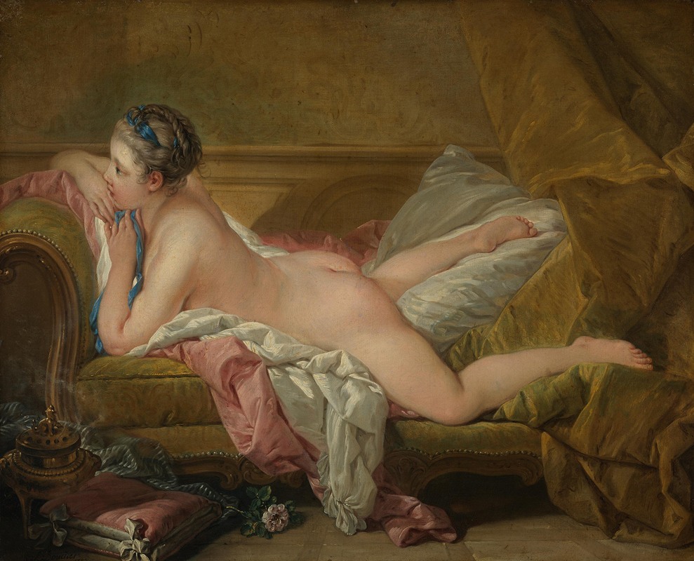 Les fesses rebondies de Marie-Louise O’Murphy, maîtresse de Louis XV, sous le pinceau du peintre François Boucher.