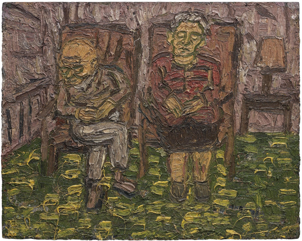 Deux figures assises, n° 1 (mes parents), 1980