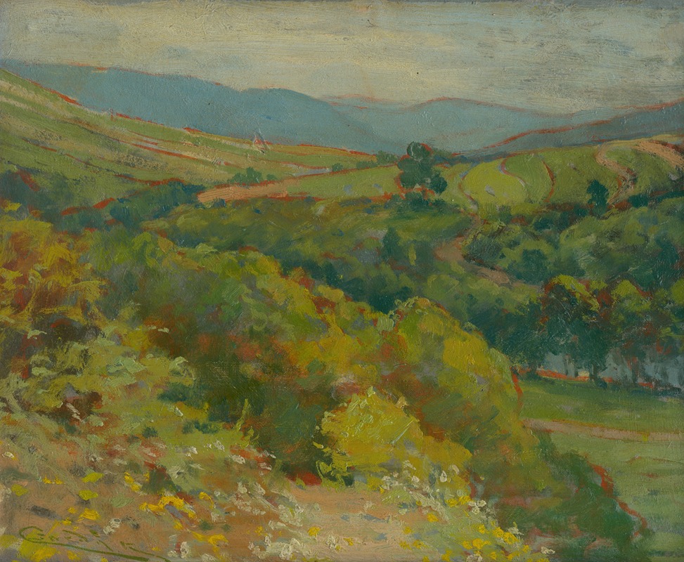 La vallée de Hornád par Ťahanovce (1914-1915)