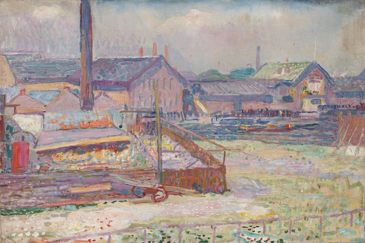 Scierie à vapeur près de Kostverlorenkade, Amsterdam